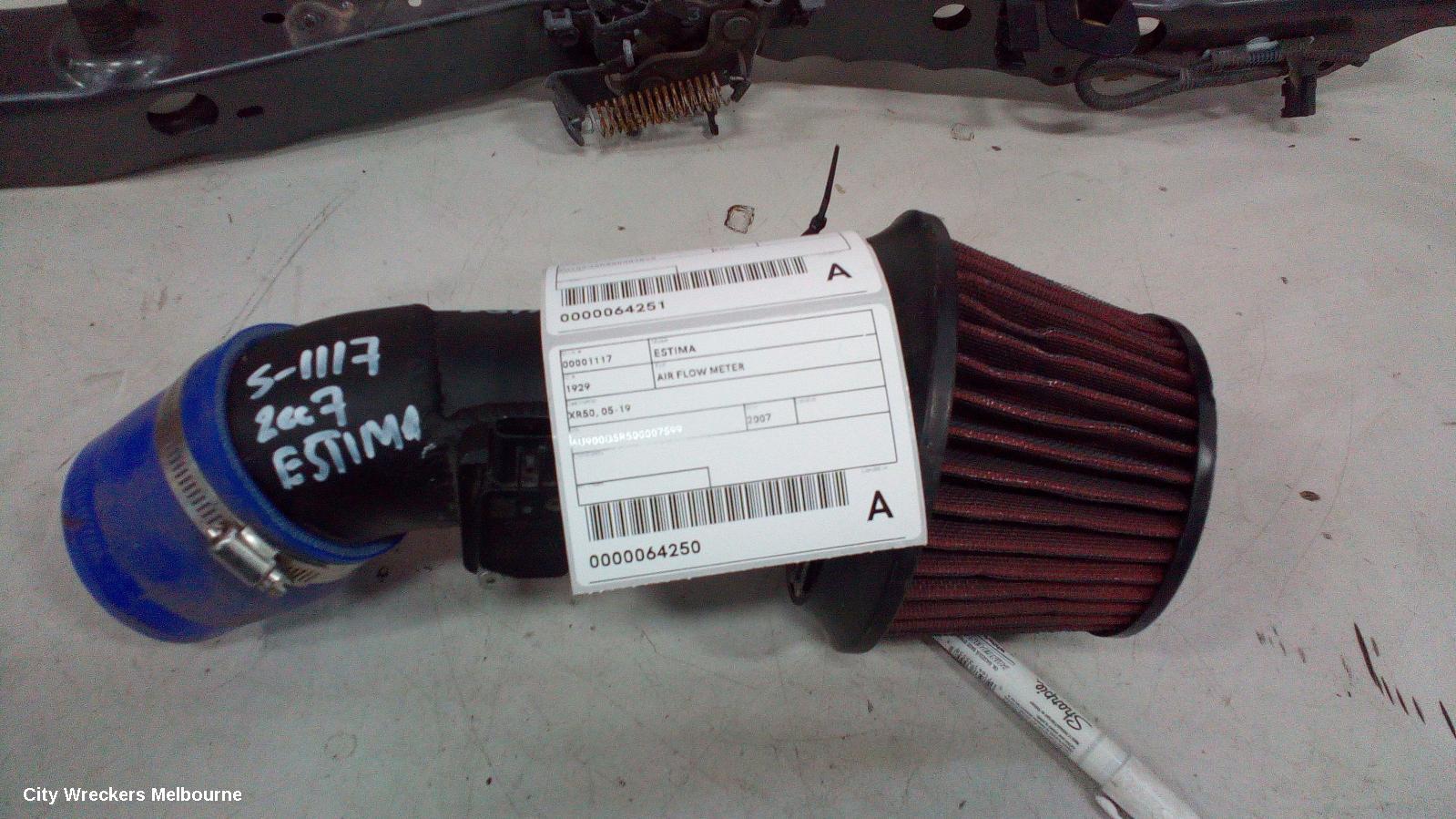 TOYOTA ESTIMA AIR FLOW METER, XR50, 05-19 - Image 3