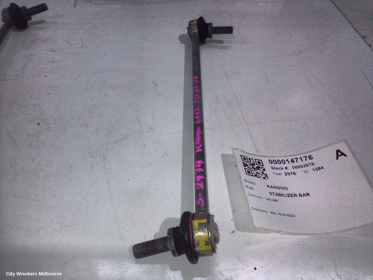 RENAULT KANGOO STABILISER BAR, X61, 10/2010 - 02/2022 - Image 1