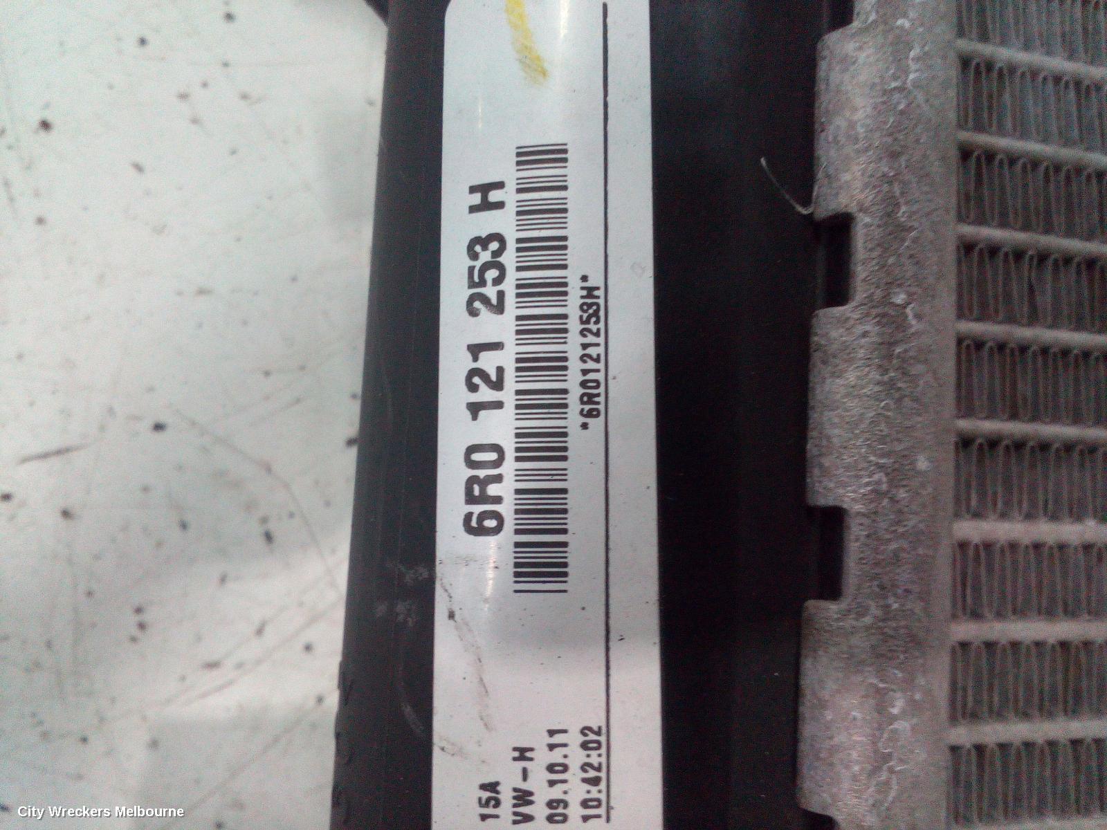 VOLKSWAGEN POLO RADIATOR, AUTO, 1.4, PETROL, 6R, 05/2010 - 05/2014 - Image 3