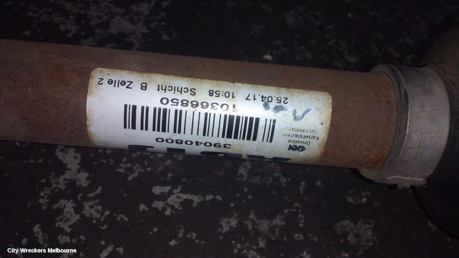 HOLDEN ASTRA LEFT DRIVESHAFT, AUTO T/M, PETROL, 1.4, BK, 09/2016 ONWARDS - Image 2