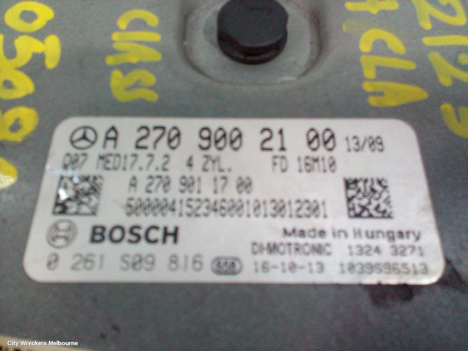MERCEDES CLA CLASS ECU, ENGINE ECU, 1.6, PETROL, ECU ONLY, C117/X117, 10/2013 - 01/2019 - Image 3
