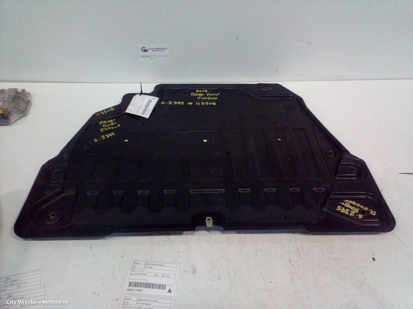 LAND ROVER RANGEROVER EVOQUE ENGINE COVER, PETROL, 2.0, L538, 11/2011 - 01/2019 - Image 1