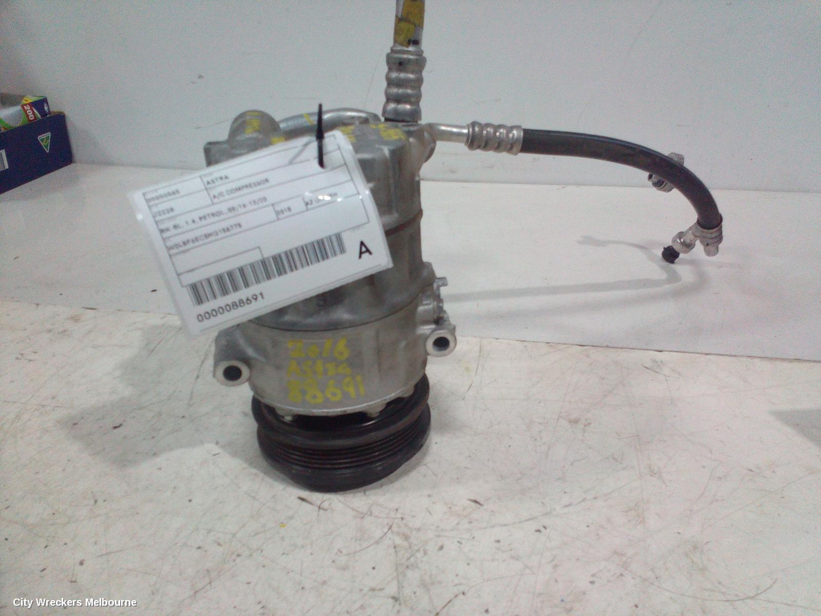 HOLDEN ASTRA A/C COMPRESSOR, BK-BL, 1.4, PETROL, 09/2016 - 12/2020 - Image 3