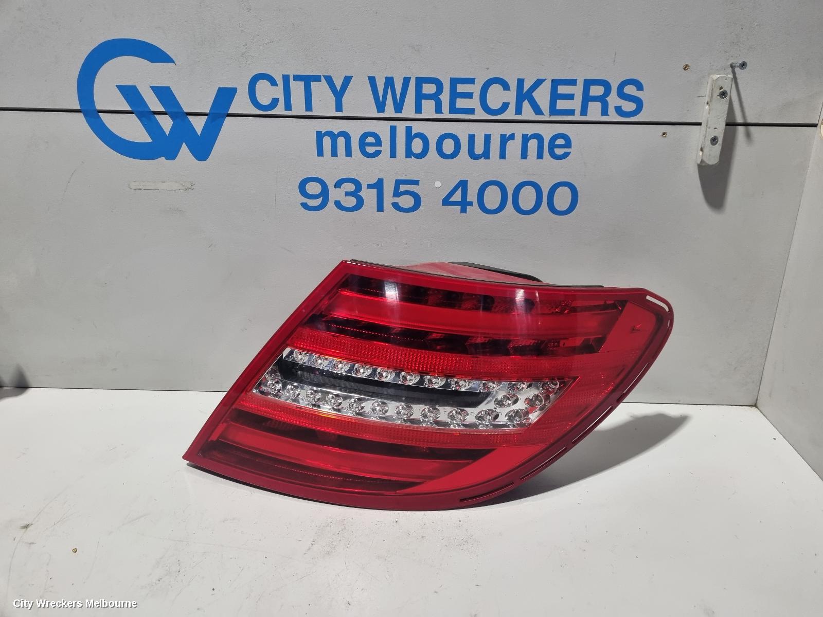 MERCEDES C CLASS RIGHT TAILLIGHT, W204, SEDAN, LED TYPE, 05/2011 - 07/2014 - Image 1