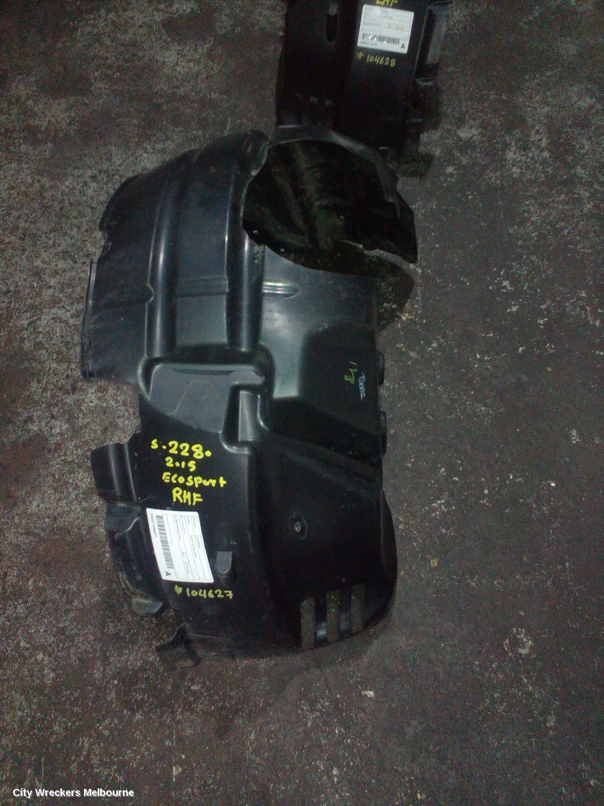 FORD ECOSPORT RIGHT GUARD LINER, BK, 11/2013 - 09/2017 - Image 3