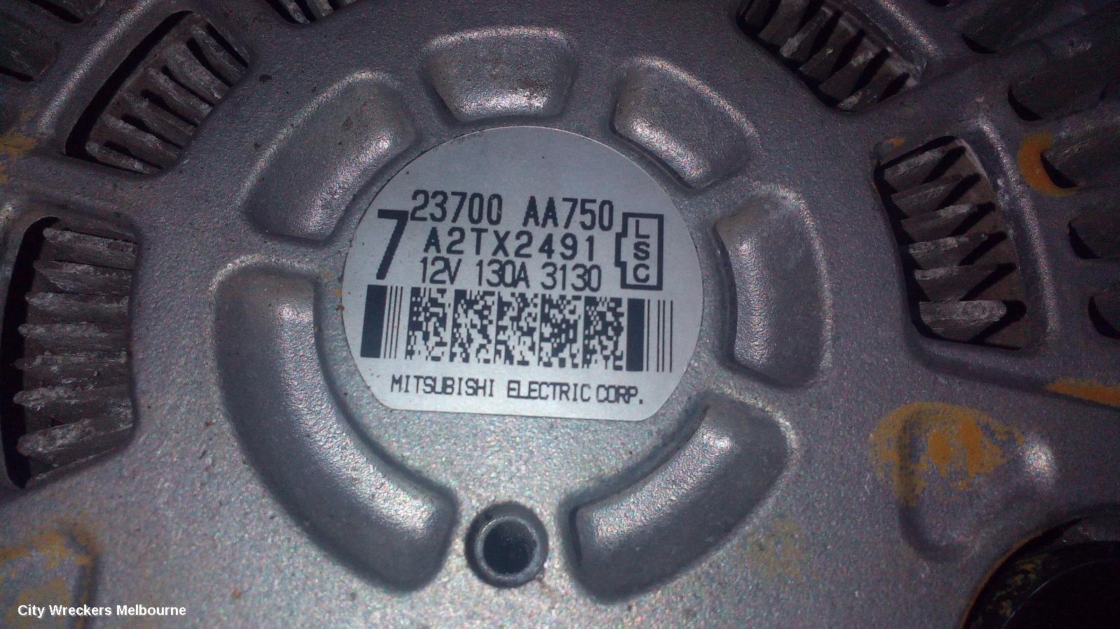 TOYOTA 86 ALTERNATOR, PETROL, 2.0, FA20, ZN6, 04/2012 - 07/2016 - Image 1