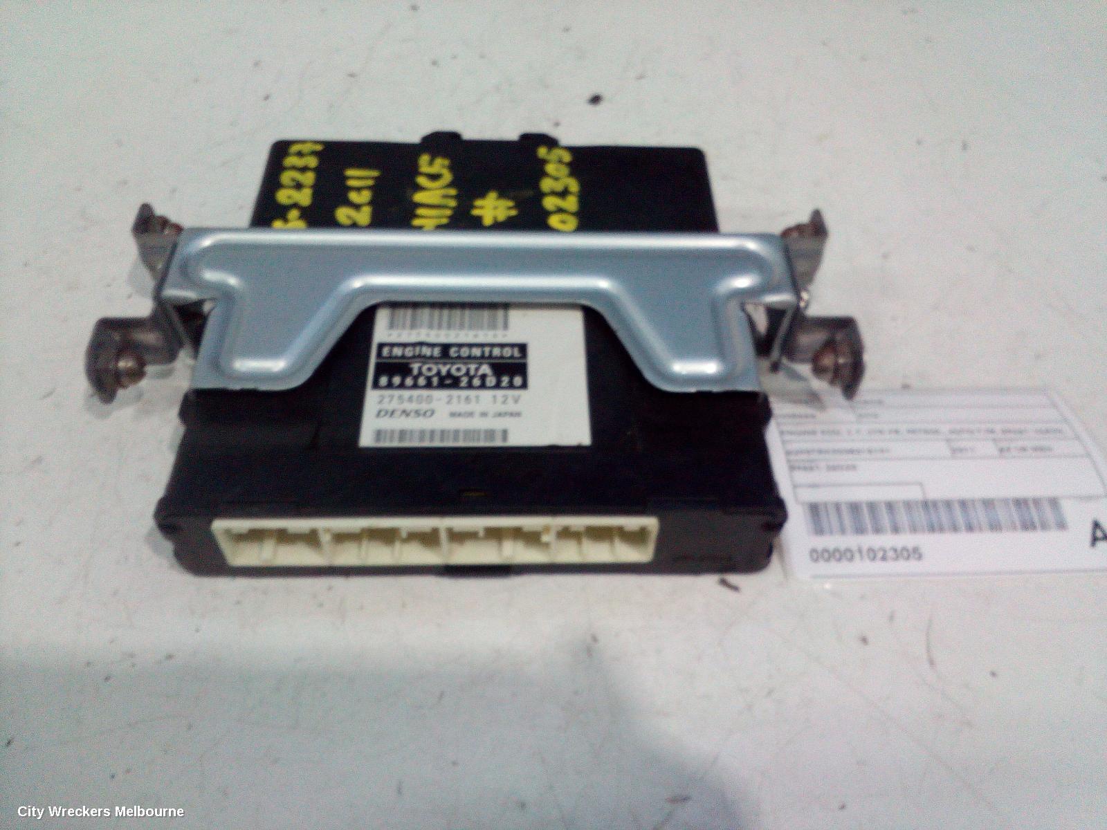 TOYOTA HIACE ECU, ENGINE ECU, 2.7, 2TR-FE, PETROL, AUTO T/M, 89661-26A20, ECU ONLY, TRH, 03/2005 - 04/2019 - Image 3