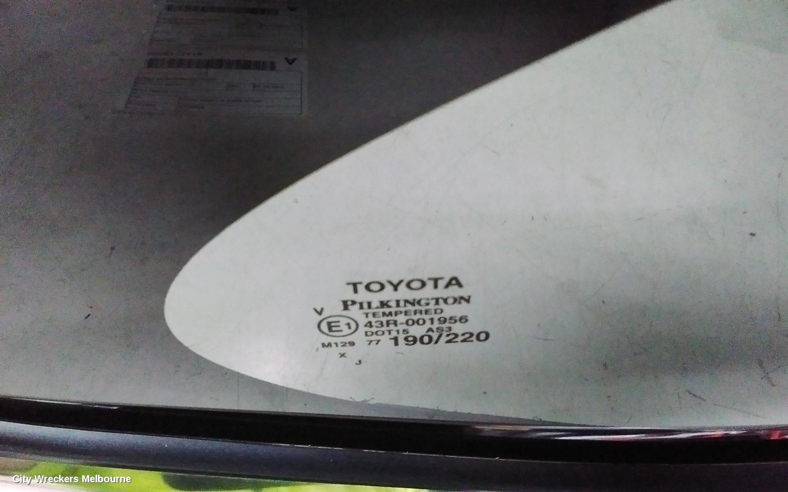 TOYOTA KLUGER RIGHT REAR 1/4 DOOR GLASS, XU70 SERIES, 03/2021 ONWARDS - Image 3