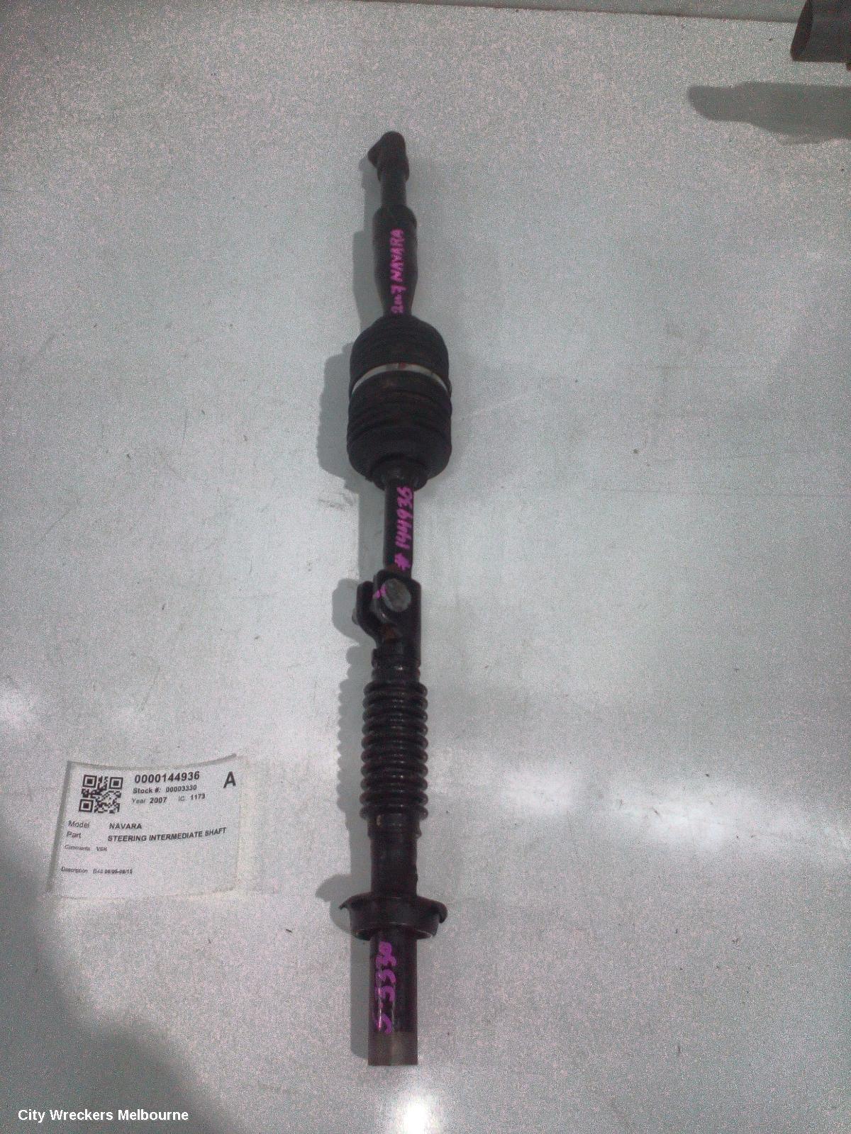 NISSAN NAVARA STEERING INTERMEDIATE SHAFT, D40 09/2005 - 08/2015 - Image 2