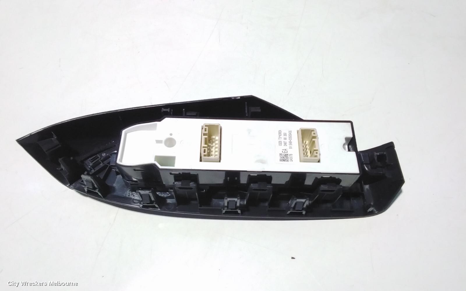 MAZDA CX3 PWR DR WIND SWITCH, RH FRONT (MASTER SWITCH), W/ AUTO FOLD TYPE, DK, 02/2017 ONWARDS - Image 3