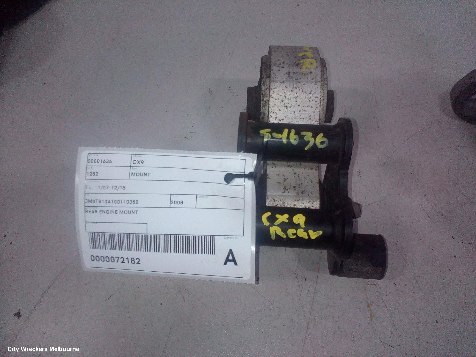 MAZDA CX9 MOUNT, TB, 12/2007 - 12/2015 - Image 1