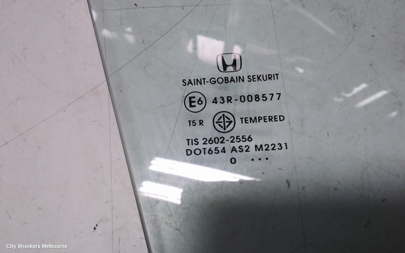 HONDA JAZZ RIGHT REAR DOOR WINDOW, GK/GF, 07/2014 - 12/2020 - Image 3