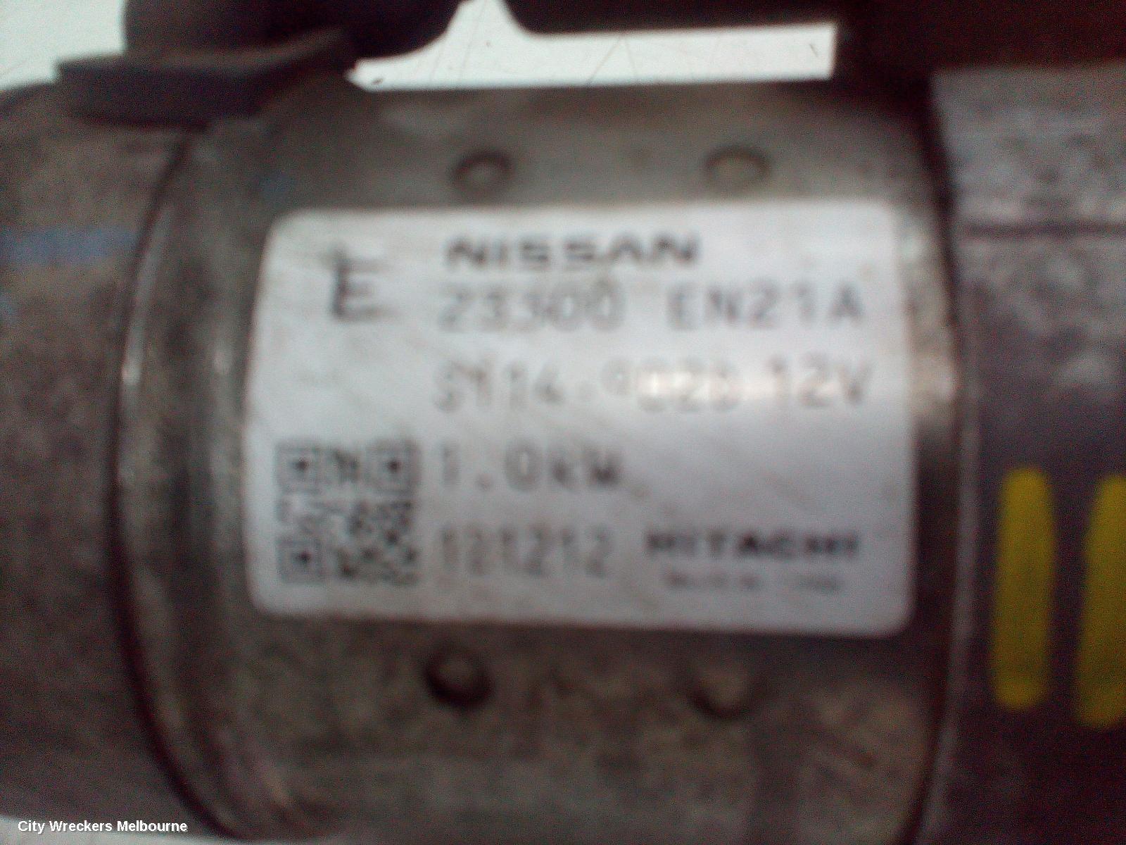 NISSAN PULSAR STARTER, PETROL, 1.8, MRA8DE, B17/C12, 12/2012 - 12/2017 - Image 3
