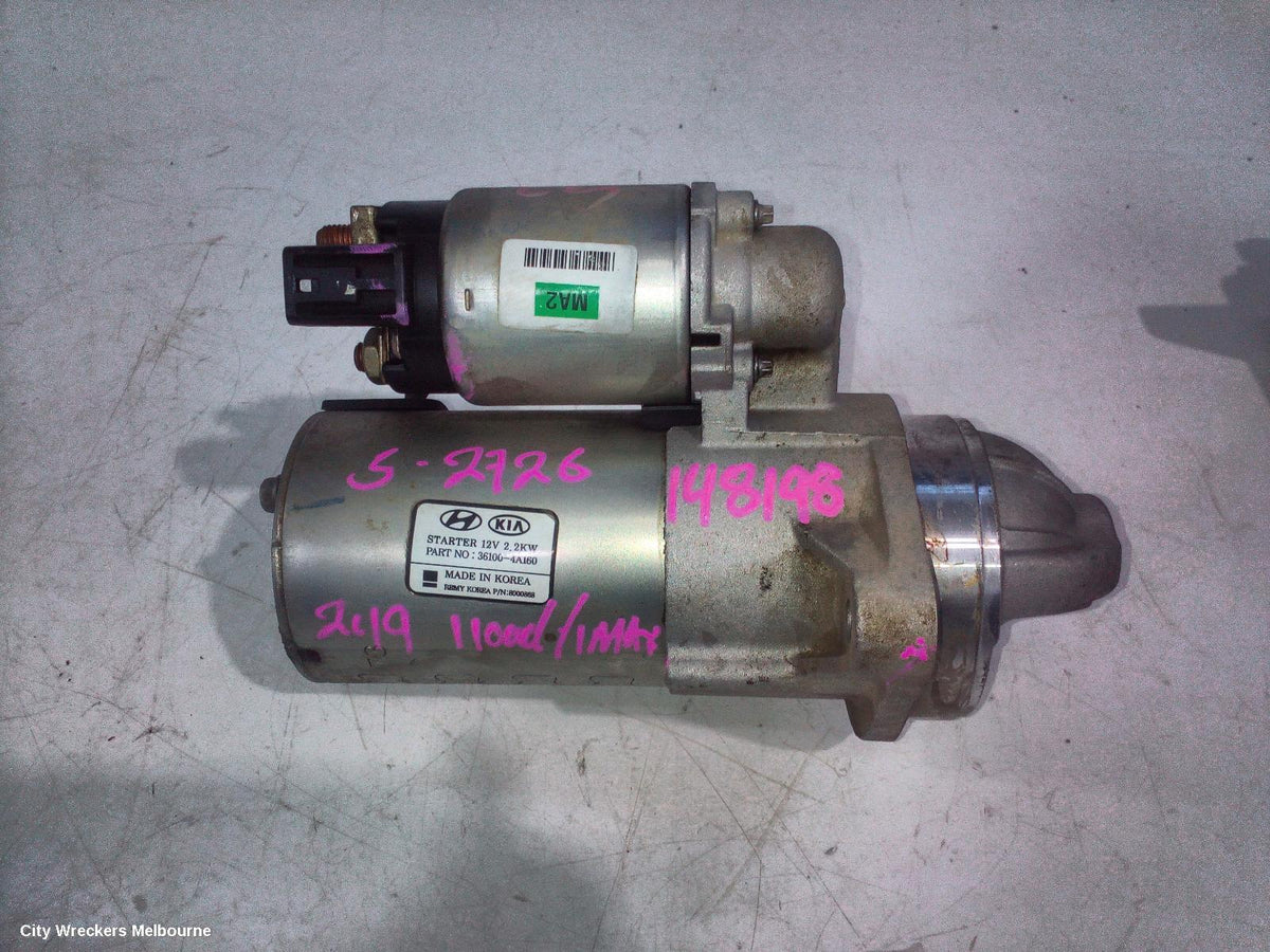 HYUNDAI ILOAD/IMAX STARTER, DIESEL, 2.5, TURBO, AUTO T/M TYPE, TQ, 04/2012 - 03/2021 - Image 1