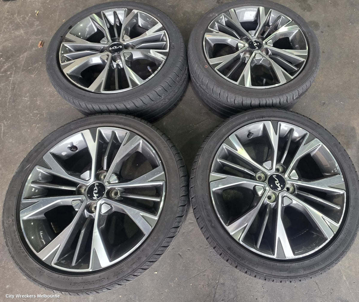KIA PICANTO WHEEL MAG, FACTORY, 16X6.5IN, 4 V SPOKE, JA, 08/2020 - 07/2023 - Image 2