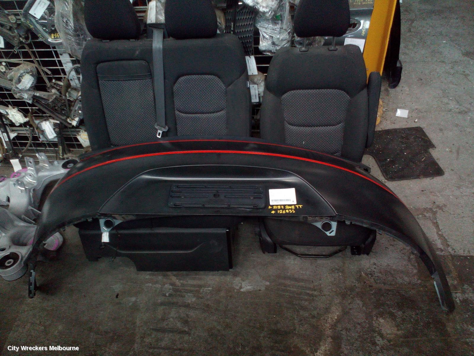 AUDI TT REAR BUMPER, 8J, CABRIO, NON PARK SENSOR TYPE, 03/2007 - 08/2010 - Image 1