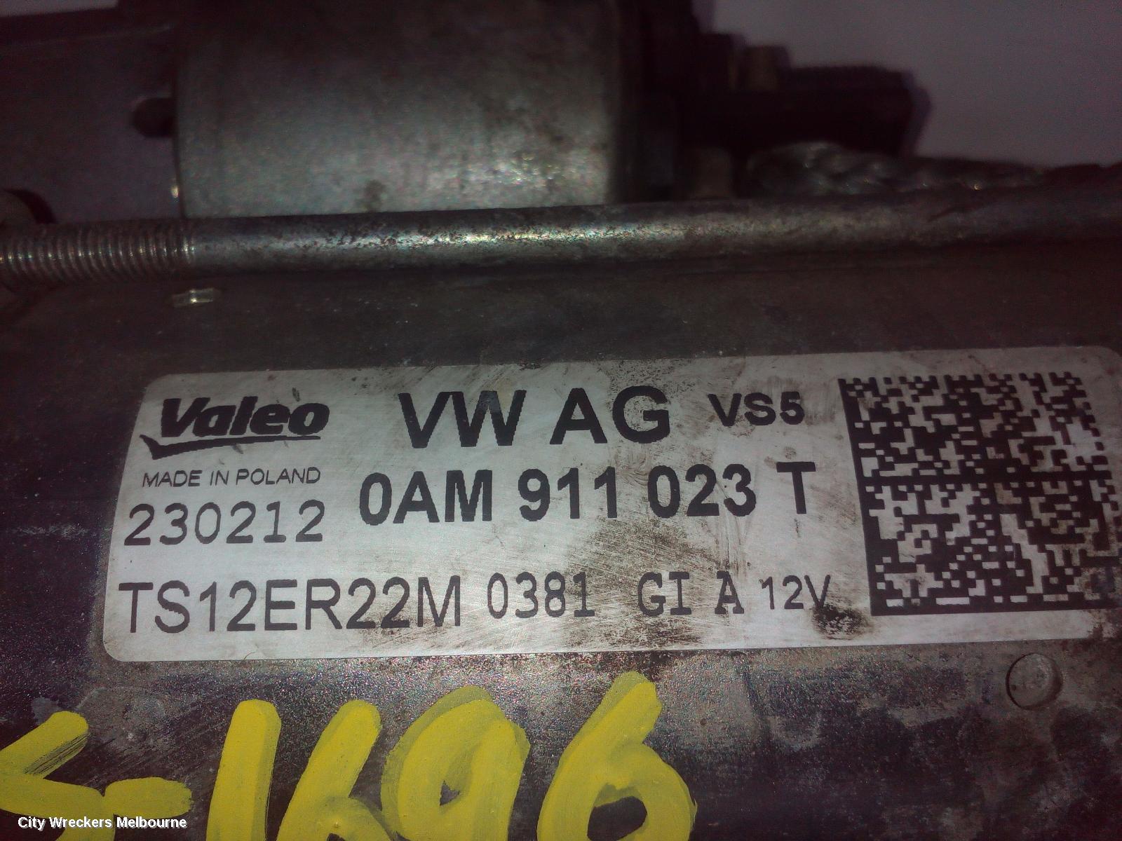 VOLKSWAGEN PASSAT STARTER, PETROL, 1.8, 3C/MK6 B6-B7, 02/2010 - 05/2015 - Image 1