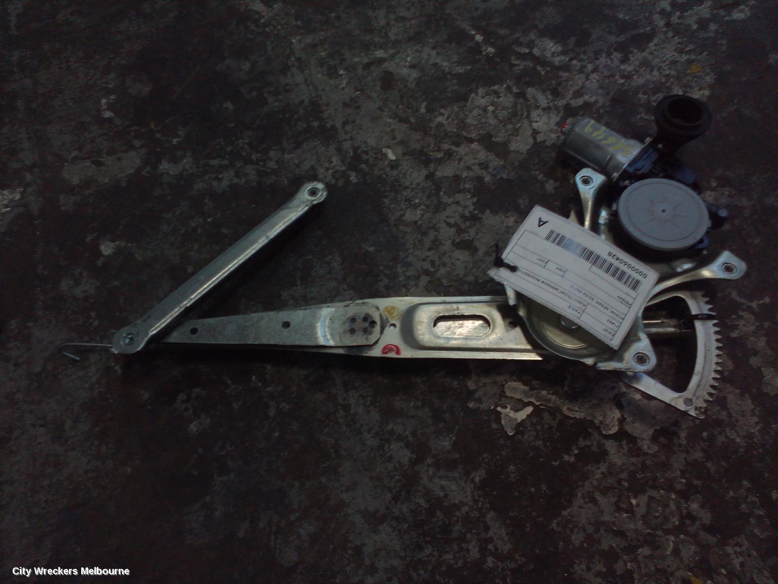 TOYOTA YARIS RIGHT FRONT WINDOW REG/MOTOR, NCP9#, SEDAN, 03/2006 - 06/2016 - Image 1