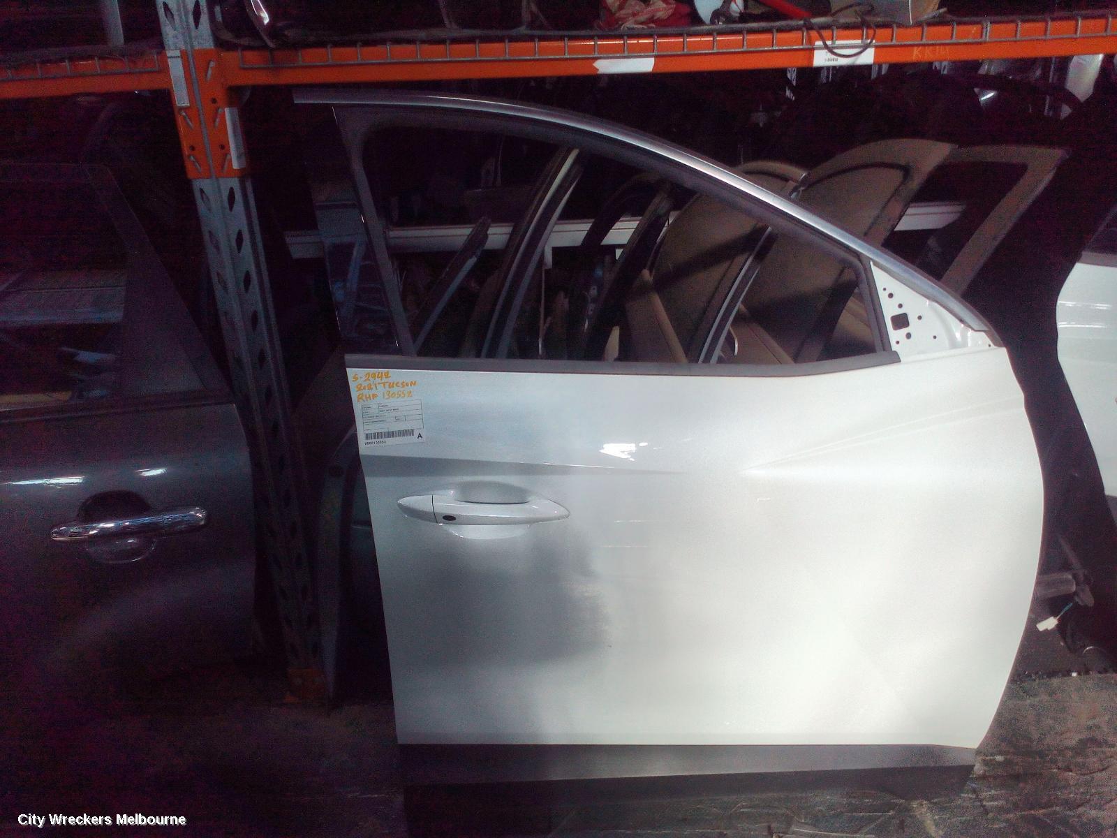 HYUNDAI TUCSON RIGHT FRONT DOOR, NX4, NON N LINE, 02/2021 ONWARDS - Image 1