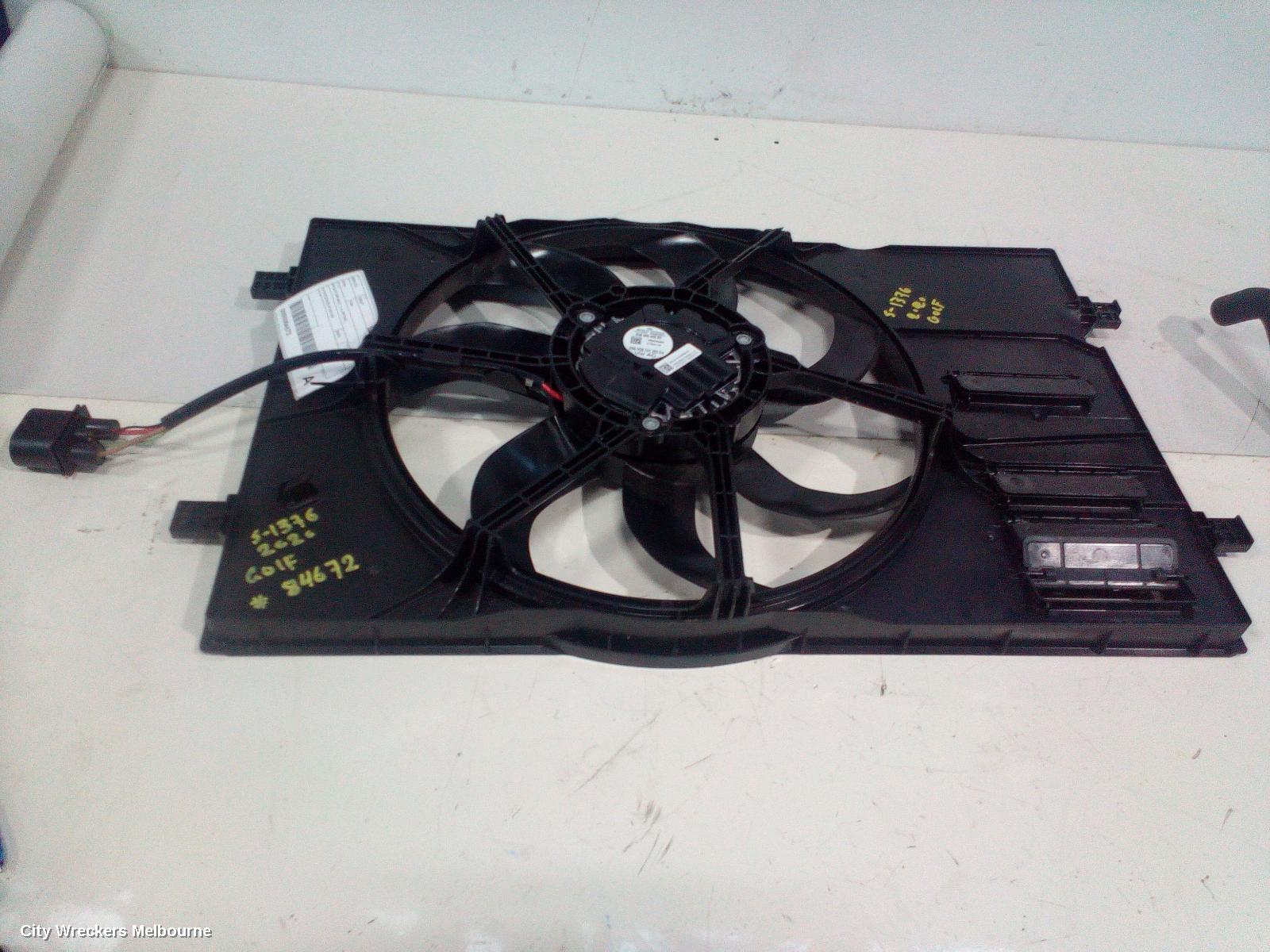 VOLKSWAGEN GOLF FAN, SINGLE FAN ASSY, 1.4, PETROL, CXSA/CHPA/CMBA/CZCA/CZDA/CPTA CODE, 400W (MAGNA), GEN 7, 03/2013 - 08/2020 - Image 2