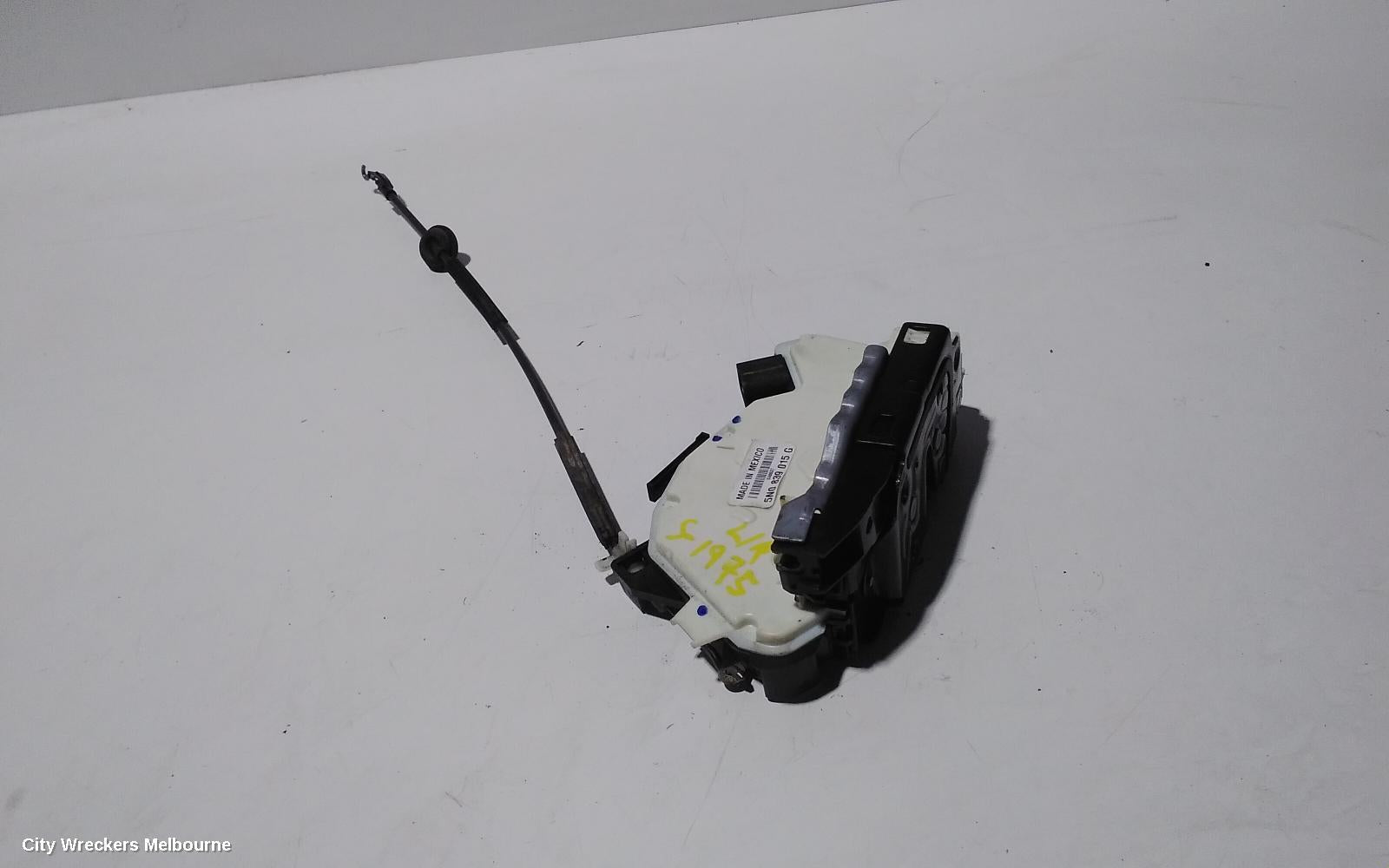 VOLKSWAGEN AMAROK DOOR/BOOT/GATE LOCK, LEFT REAR DOOR LOCK, P/N 5N0839015G, 2H, 12/2010 ONWARDS - Image 1