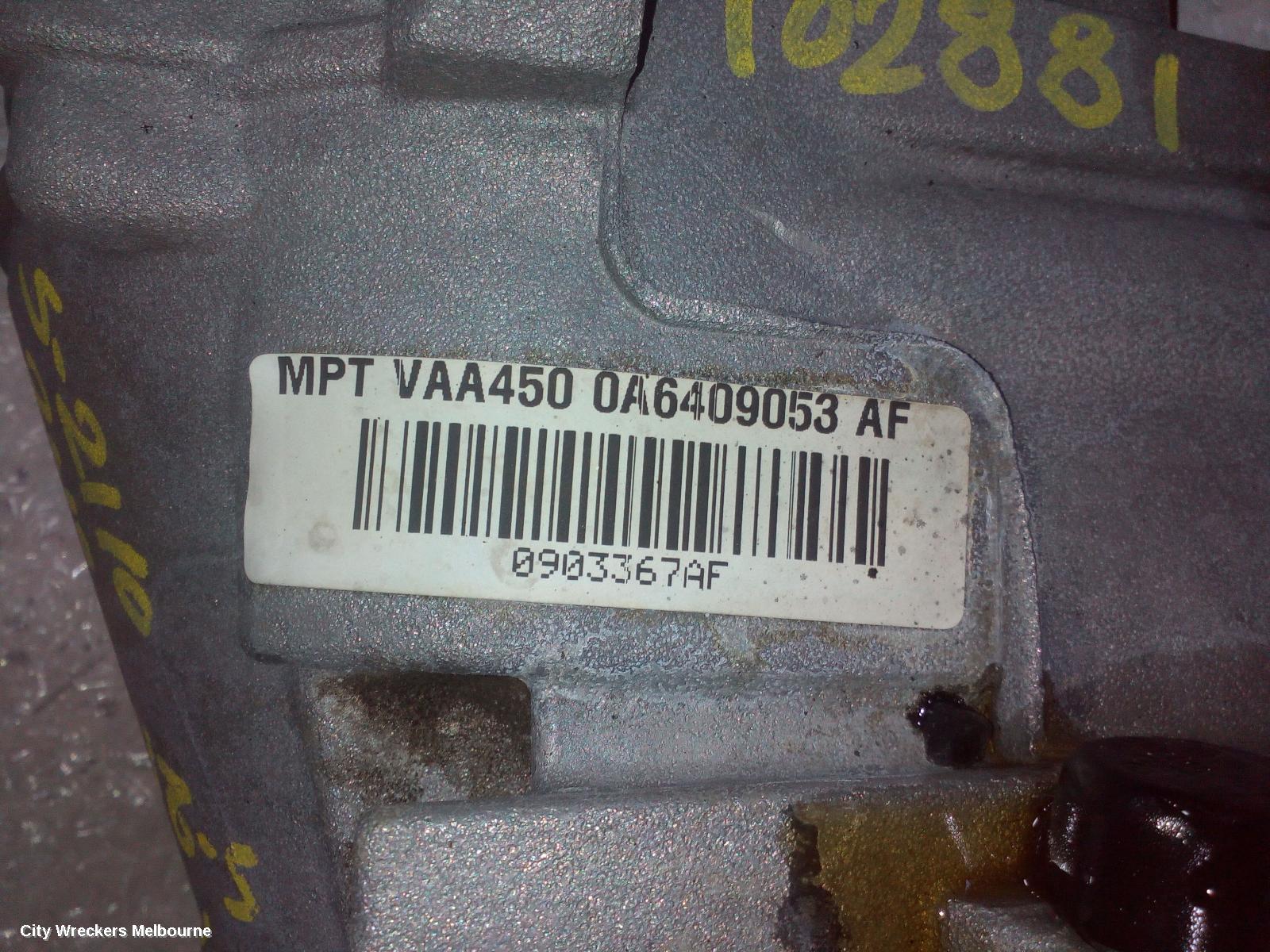 VOLKSWAGEN TIGUAN TRANSFER CASE, AUTO, DIESEL/PETROL, 2.0, DQ500, 7 SPEED, 5N, 05/2008 - 08/2016 - Image 2