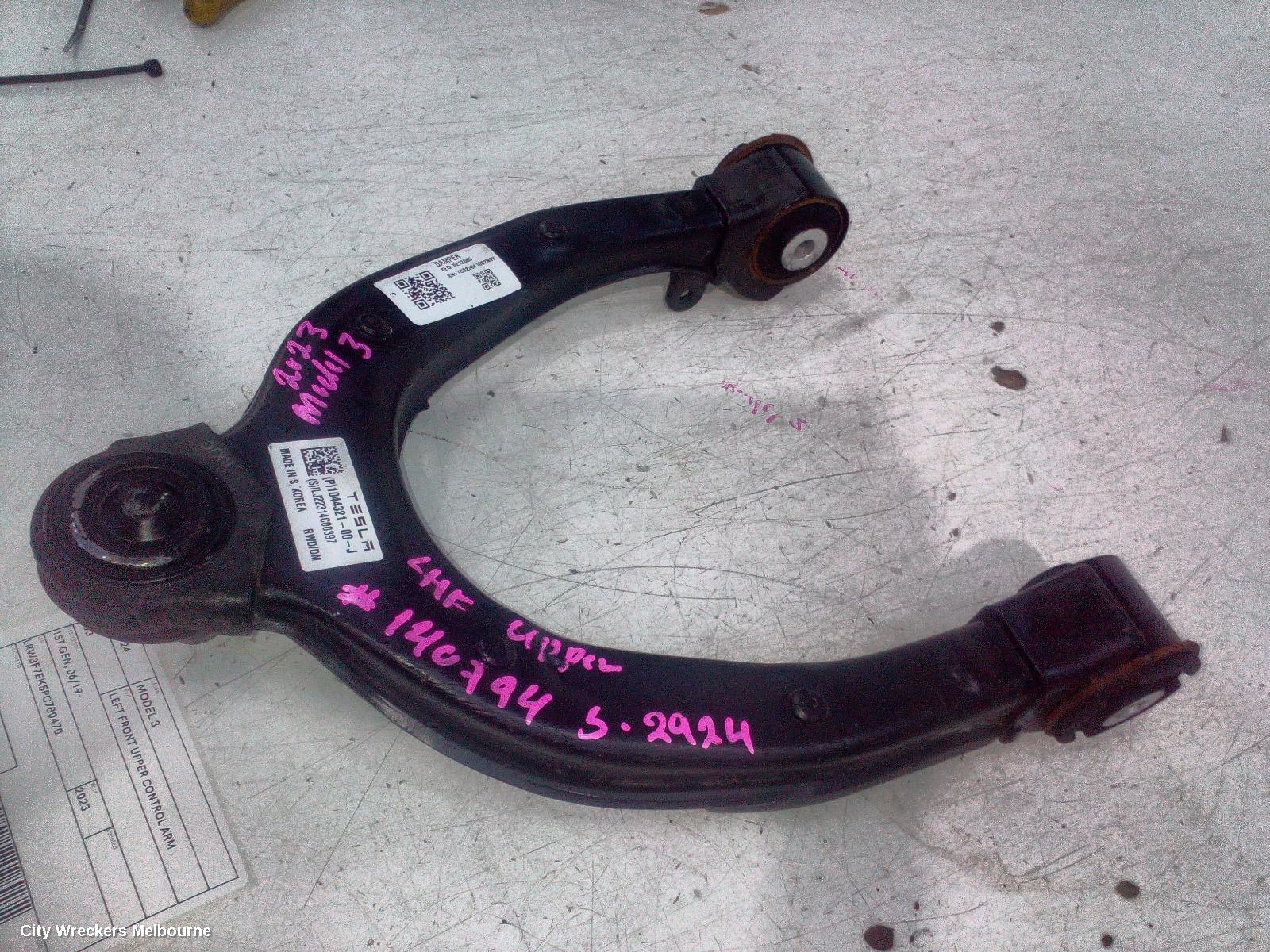 TESLA MODEL 3 LEFT FRONT UPPER CONTROL ARM, 1ST GEN, 06/2019 ONWARDS - Image 2