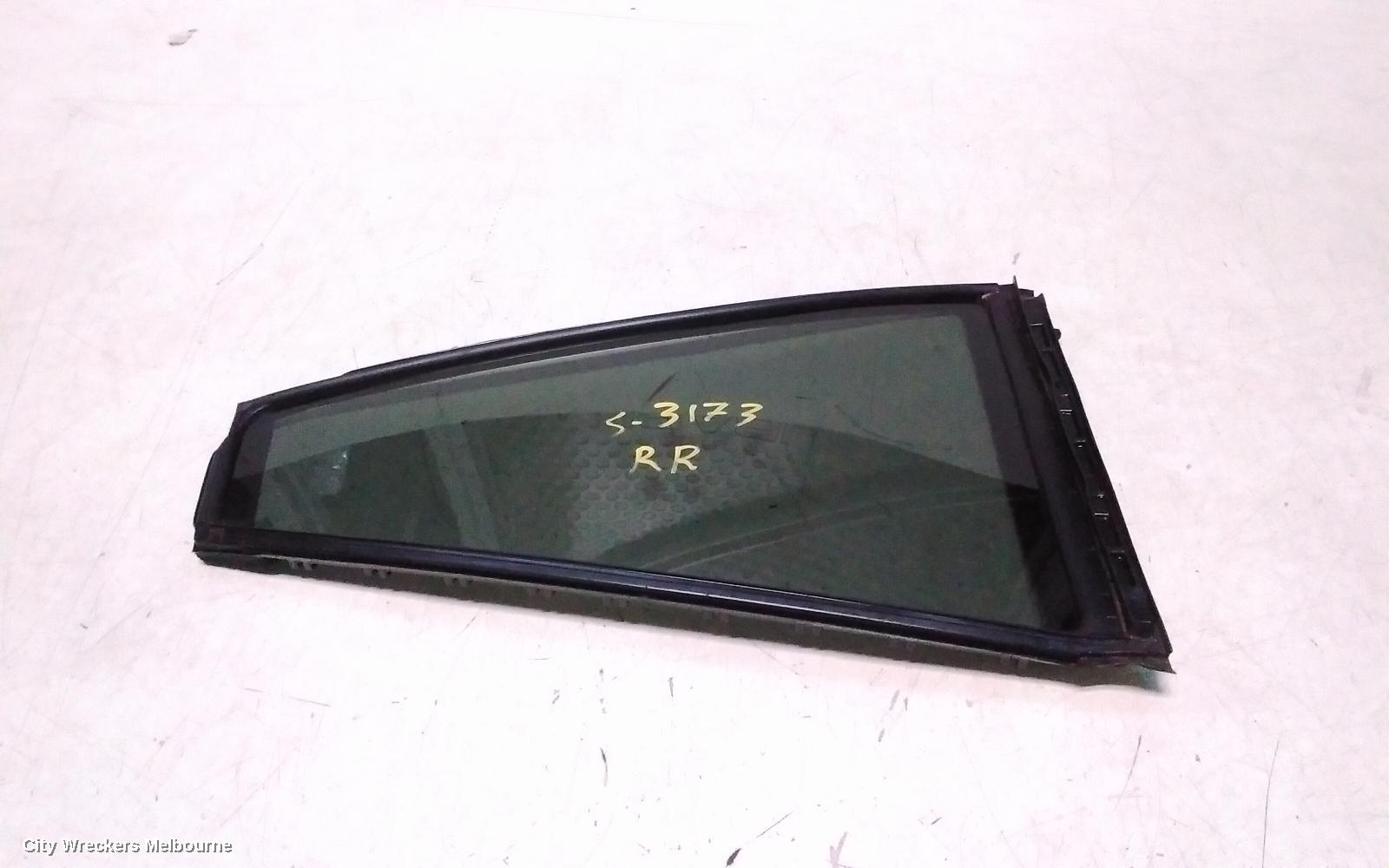 TOYOTA AURION RIGHT REAR 1/4 DOOR GLASS, GSV40R, 10/2006 - 03/2012 - Image 1