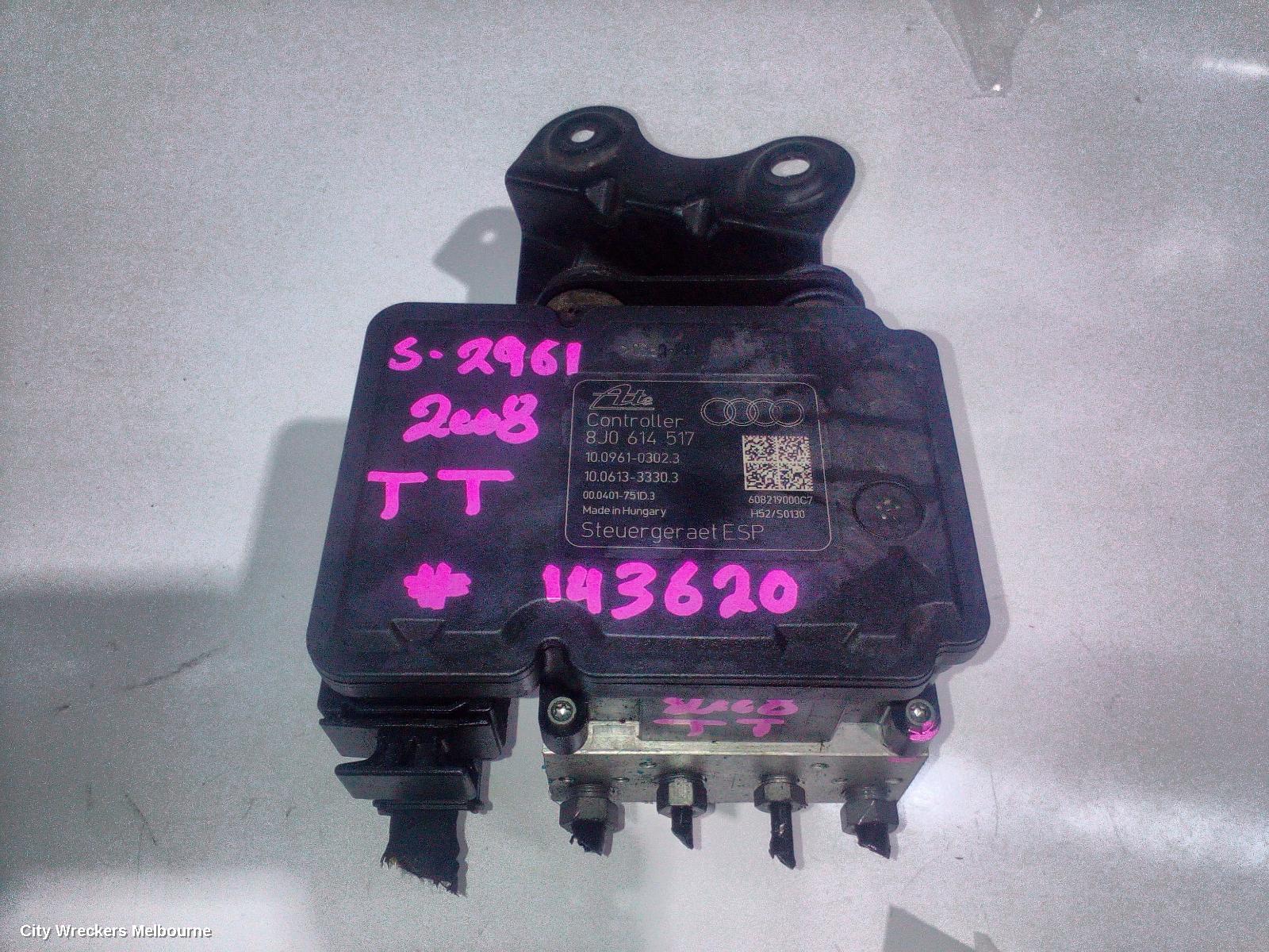 AUDI TT ABS PUMP/MODULATOR, 8J, P/N 8J0614517, 09/2006 ONWARDS - Image 1
