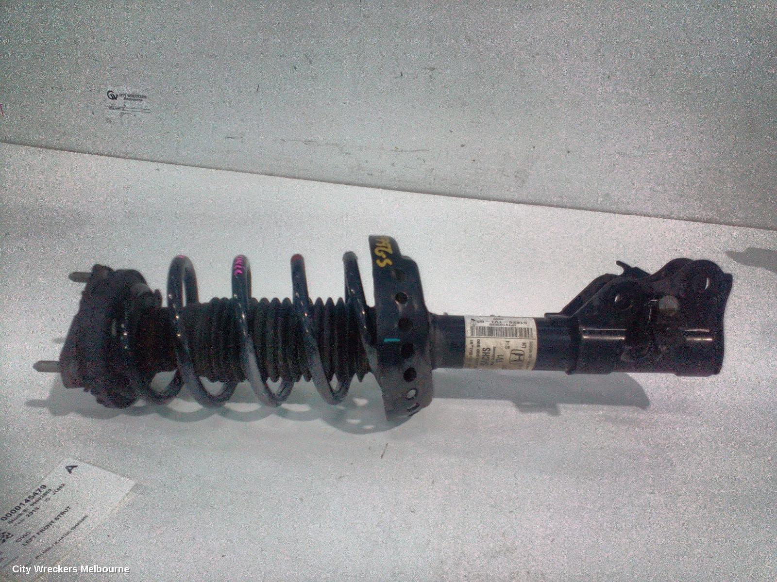HONDA CIVIC LEFT FRONT STRUT, 9TH GEN, 1.8, HATCH, 06/2012 - 03/2015 - Image 3