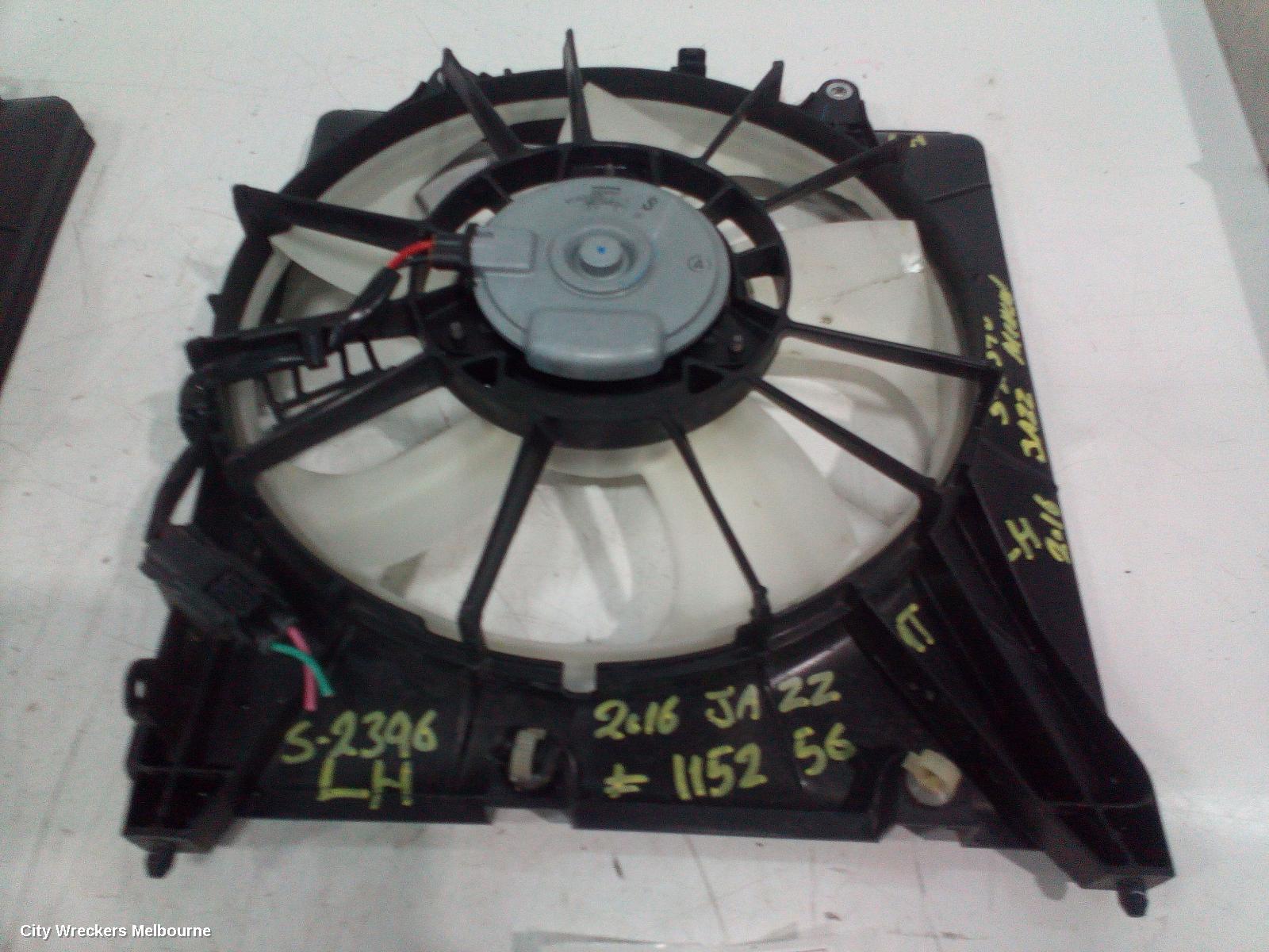 HONDA JAZZ FAN, RADIATOR FAN (LH SIDE), GK/GF, 07/2014 - 12/2020 - Image 1