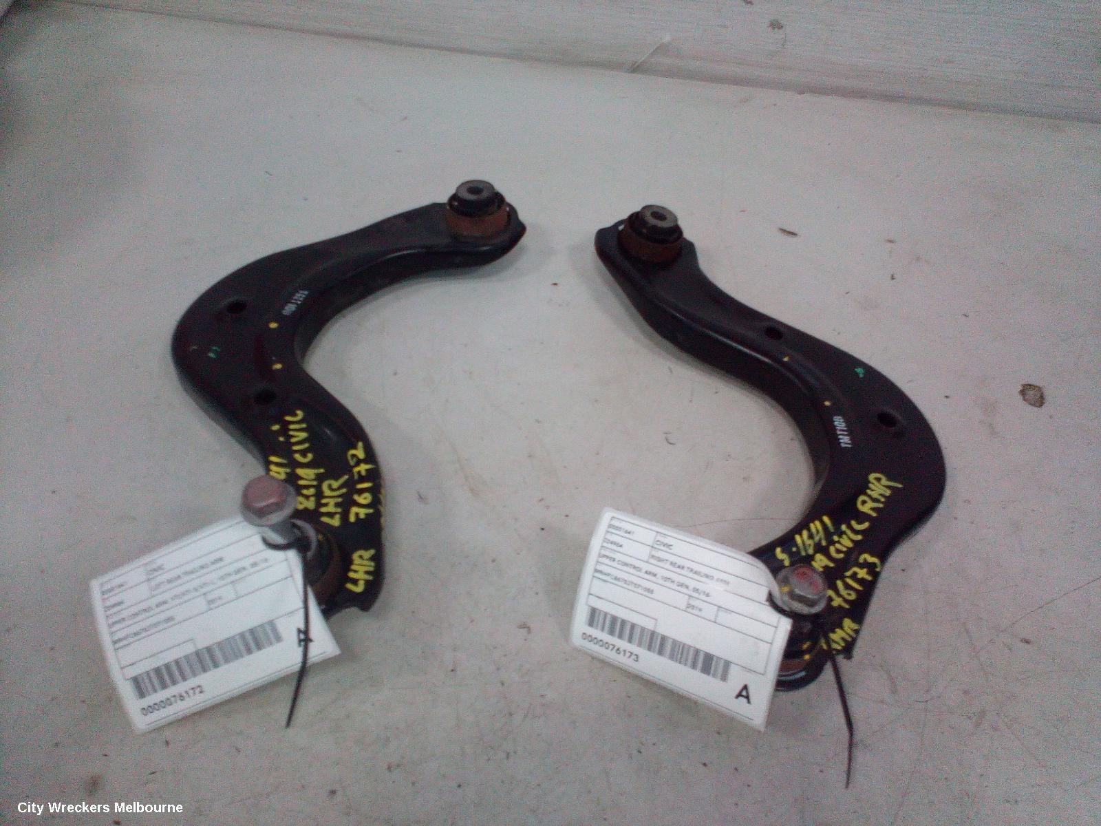 HONDA CIVIC LEFT REAR TRAILING ARM, UPPER CONTROL ARM, VTI/VTI-S/VTI-L, 10TH GEN, 05/2016 ONWARDS - Image 3