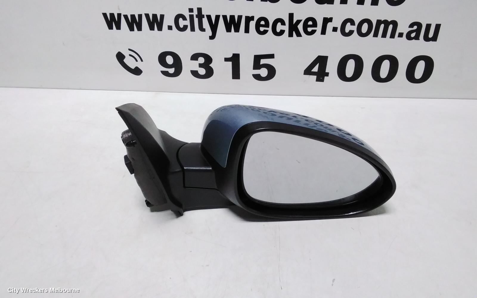 HOLDEN BARINA RIGHT DOOR MIRROR, TM, COLOUR CODED, 09/2011 - 12/2018 - Image 2