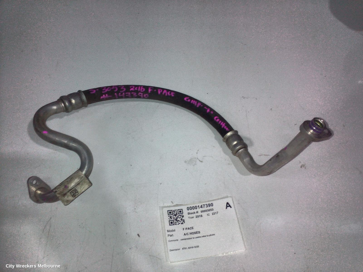 JAGUAR F PACE A/C HOSES, X761, 02/2016 - 12/2025 - Image 1