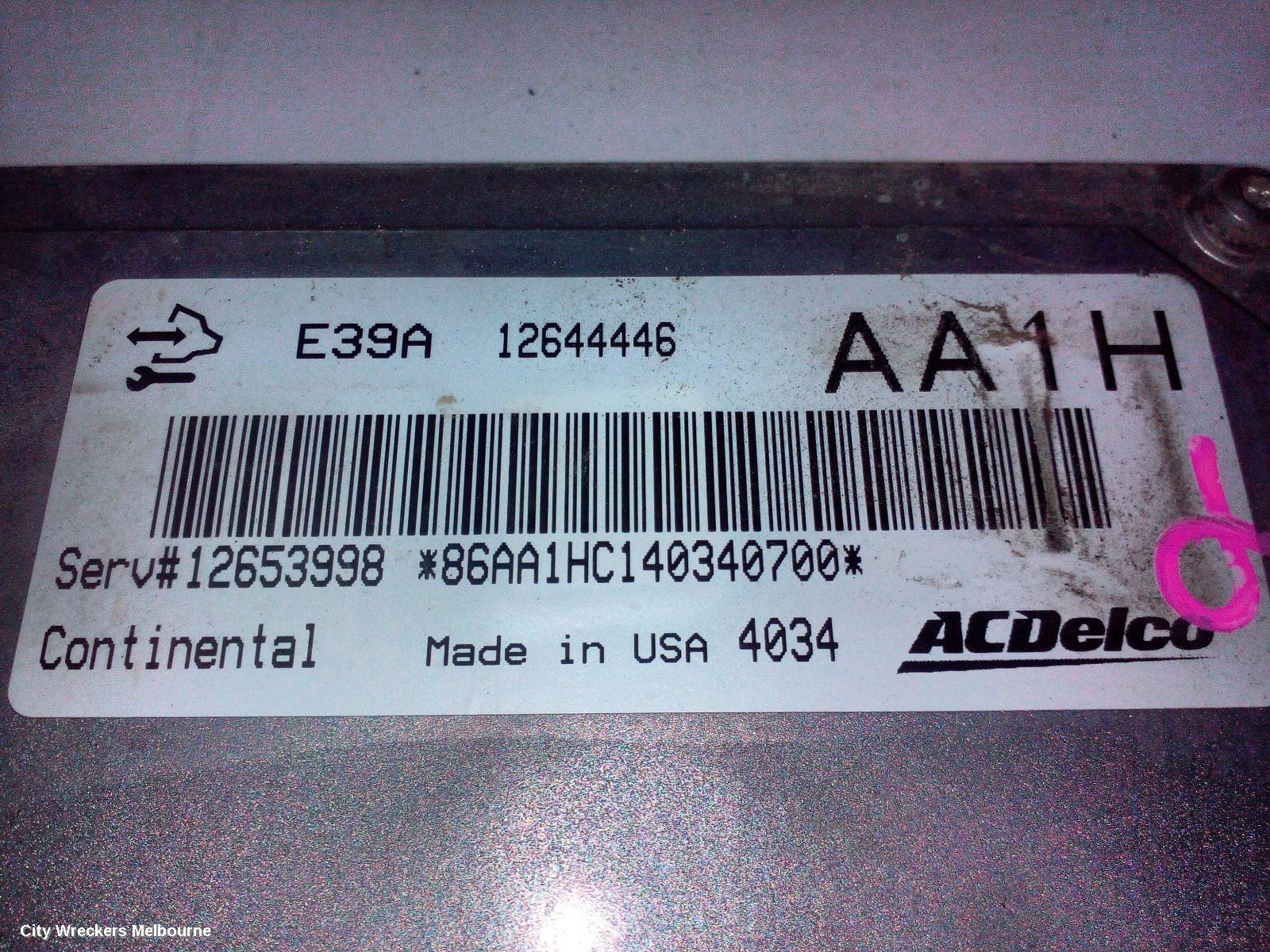 HOLDEN COMMODORE ECU, ENGINE ECU, V6, ECU ONLY, VF, 05/2013 - 12/2017 - Image 3