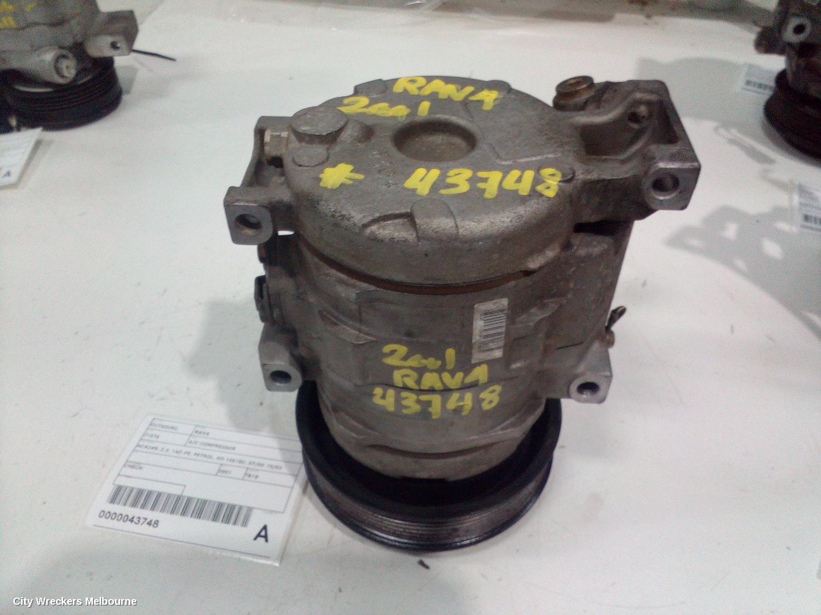TOYOTA RAV4 A/C COMPRESSOR, ACA2#R, 2.0, 1AZ-FE, PETROL, ND 10S15C, 07/2000 - 10/2003 - Image 1