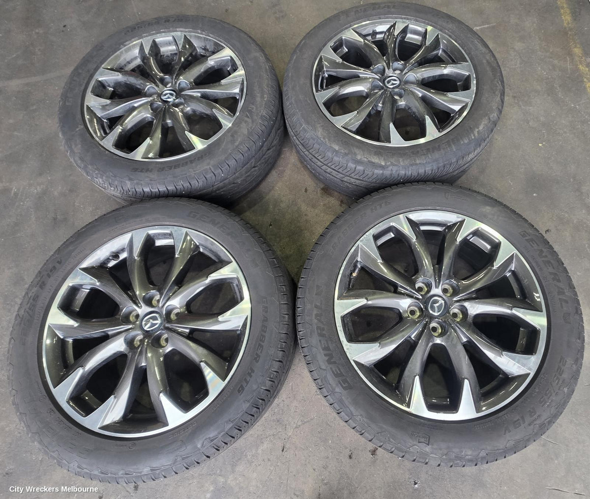 MAZDA CX5 WHEEL MAG, FACTORY, 19X7IN, KE, 01/2015 - 01/2017 - Image 1