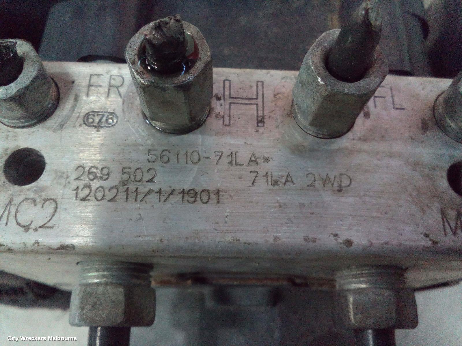SUZUKI SWIFT ABS PUMP/MODULATOR, FZ, 08/2010 - 03/2017 - Image 2
