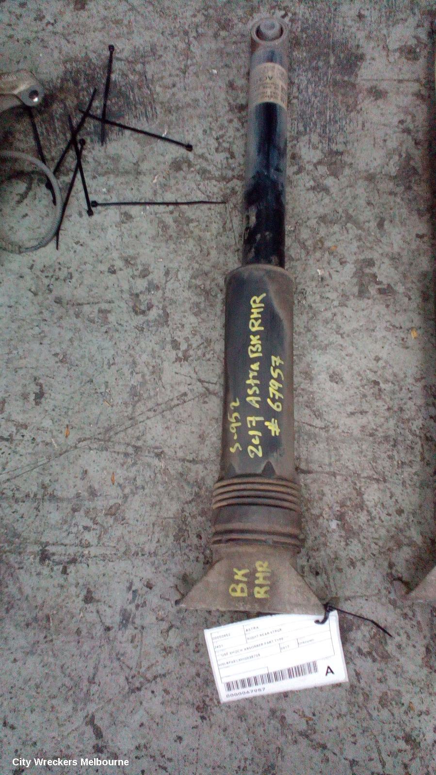 HOLDEN ASTRA RIGHT REAR STRUT, ***USE SHOCK ABSORBER PART TYPE*** - Image 2