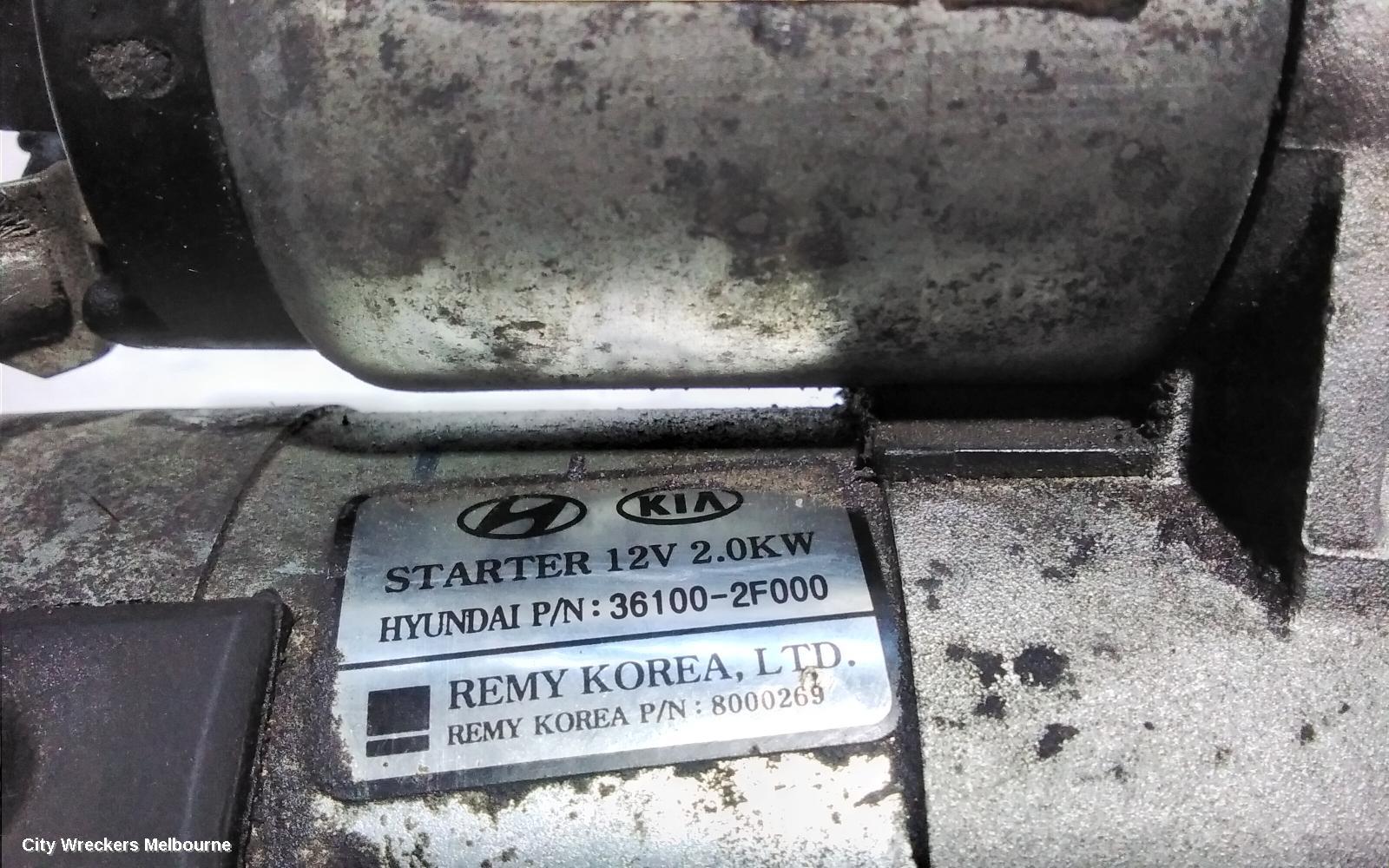 KIA SORENTO STARTER, DIESEL, 2.2, D4HBA, TURBO, XM, 10/2009 - 09/2012 - Image 2