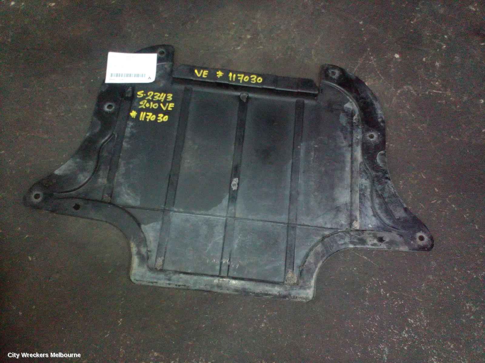 HOLDEN COMMODORE LOWER ENGINE SPLASH TRAY, VE, REAR ENGINE UNDERCOVER, 08/2006 - 05/2013 - Image 1