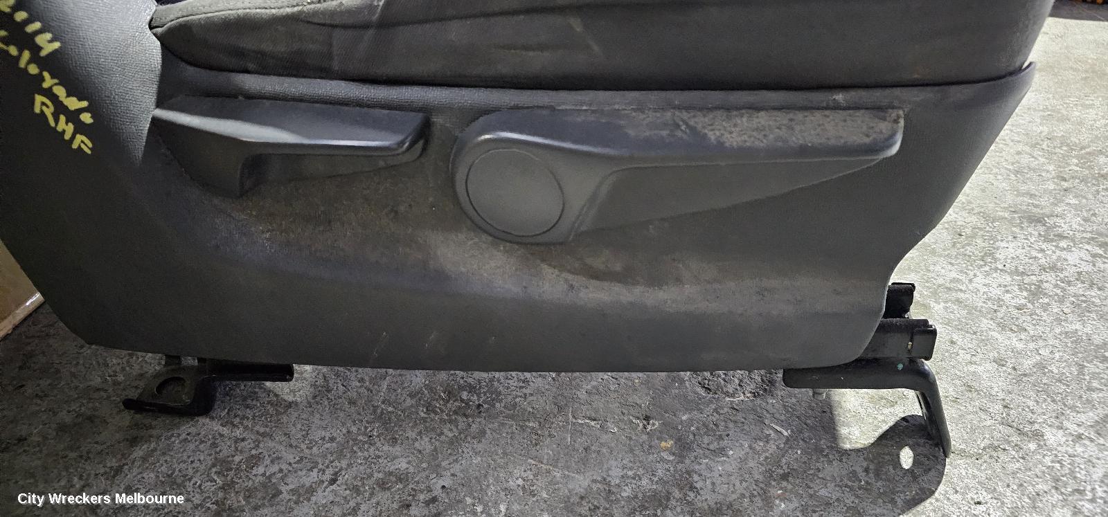 HOLDEN COLORADO FRONT SEAT, RH FRONT, RG, CLOTH, AIRBAG TYPE, 01/2012 - 12/2020 - Image 3
