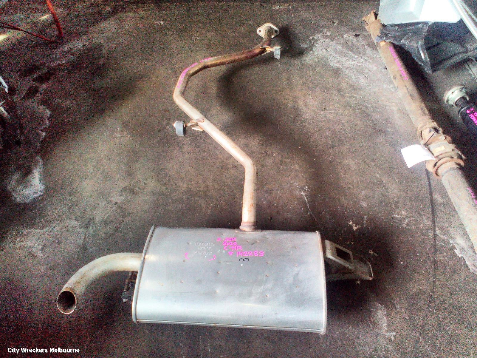 TOYOTA C-HR EXHAUST SYSTEM, GEN 1, 12/2016 - 09/2023 - Image 1