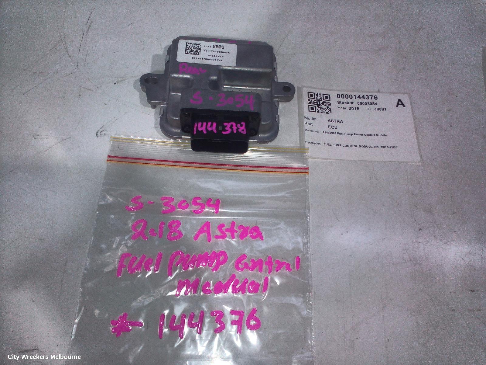 HOLDEN ASTRA ECU, FUEL PUMP CONTROL MODULE, BK, 09/2016 - 12/2020 - Image 2