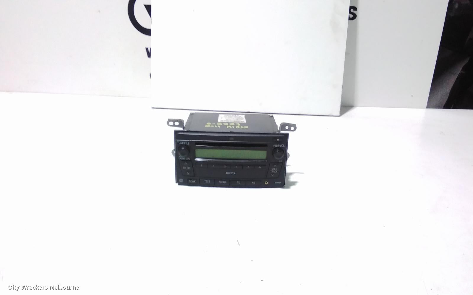 TOYOTA HIACE RADIO/CD/DVD/SAT/TV, SINGLE DISC CD PLAYER (P/N ON FACE 12848), TRH/KDH, 03/2005 - 04/2019 - Image 3