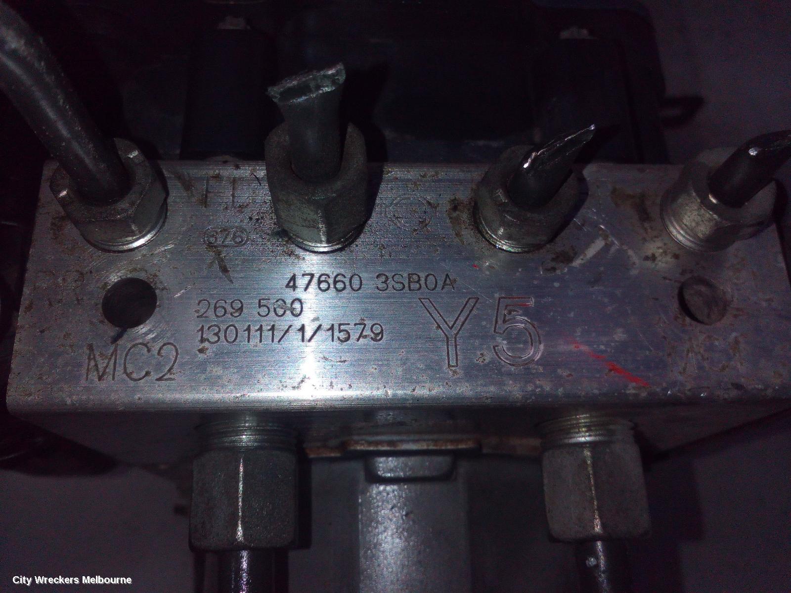 NISSAN PULSAR ABS PUMP/MODULATOR, B17, AUTO, ST/ST-L, 12/2012 - 12/2017 - Image 2