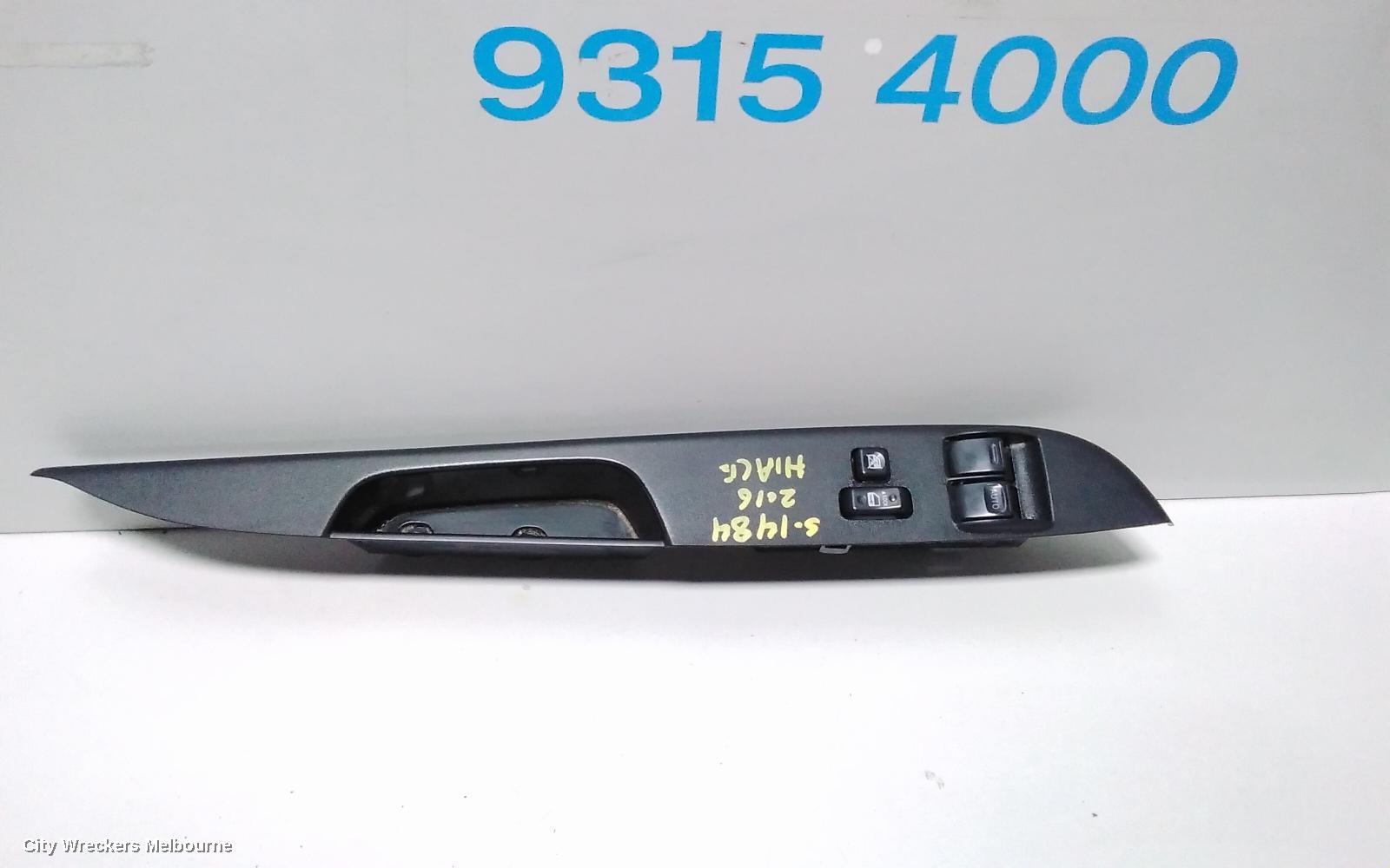 TOYOTA HIACE PWR DR WIND SWITCH, RH FRONT (MASTER SWITCH), TRH/KDH, 03/2014 - 04/2019 - Image 2