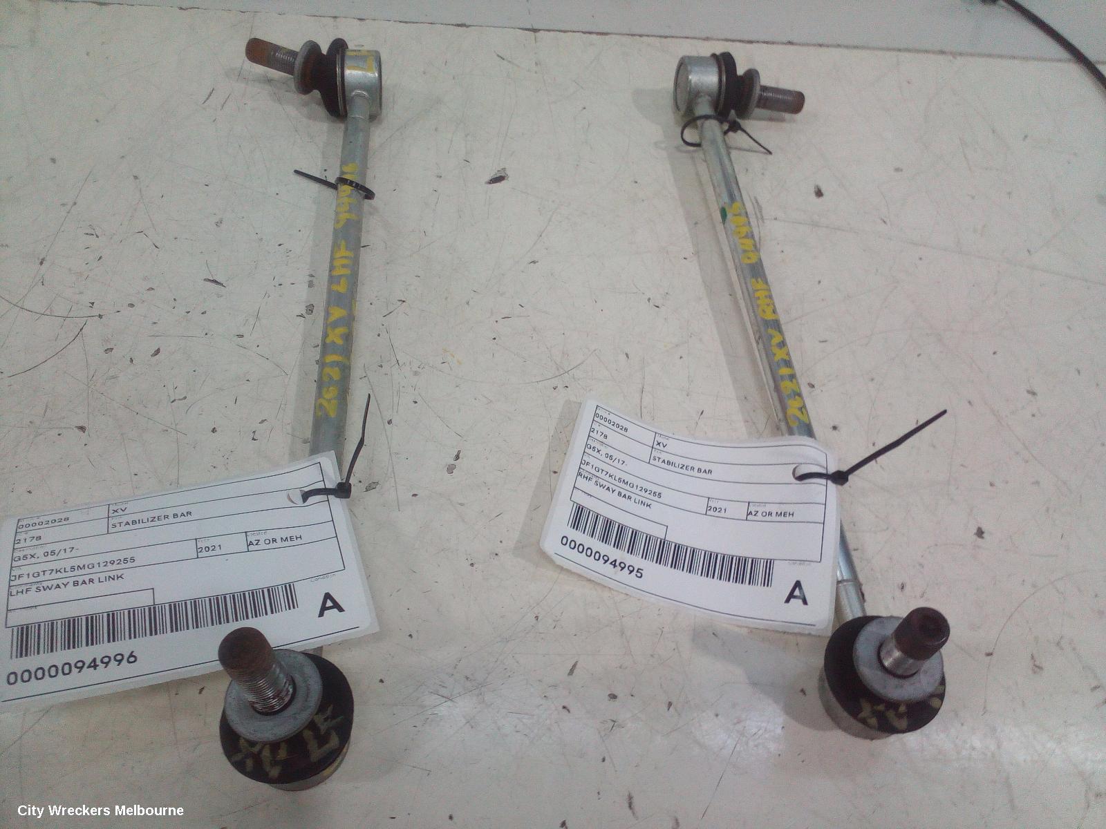 SUBARU XV STABILISER BAR, G5X, 03/2017 - 06/2023 - Image 2