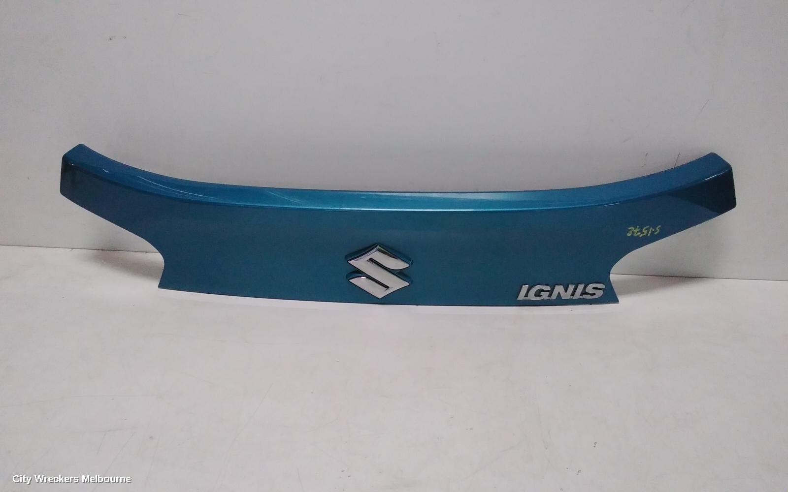 SUZUKI IGNIS REAR GARNISH, TAILGATE GARNISH, W/ REVERSE CAMERA TYPE, MF, 11/2016 ONWARDS - Image 1