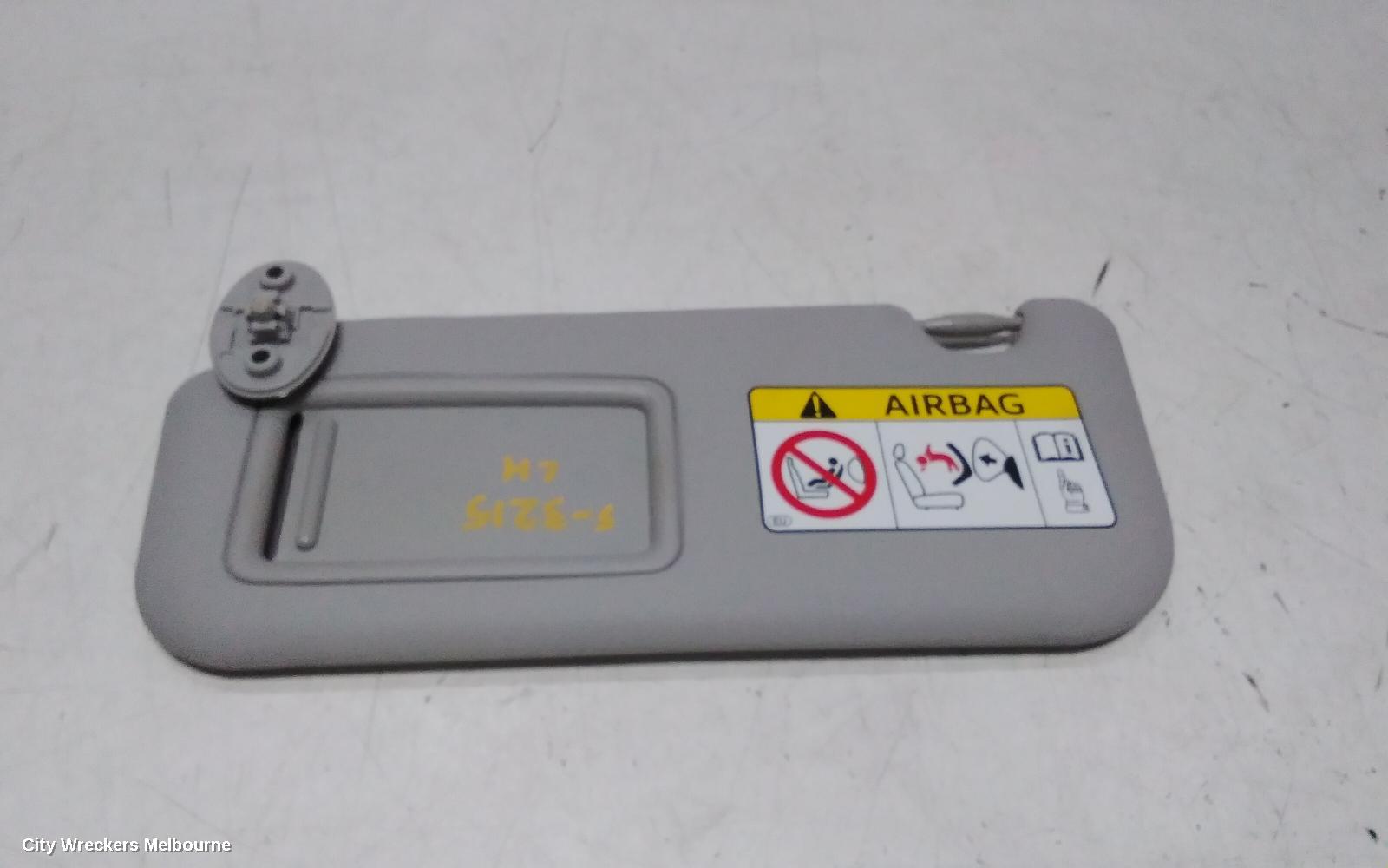 TOYOTA YARIS SUNVISOR, NCP13#, LH SIDE, 08/2011 - 01/2020 - Image 1